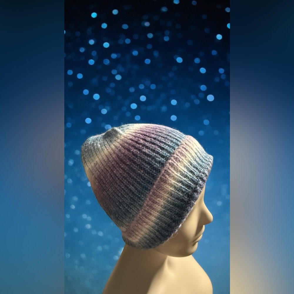 Multicolor Knit Beanie